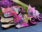 Quirky Cat Brooch