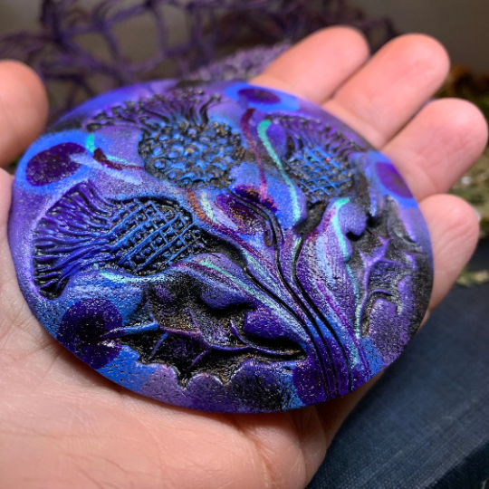 Scotland Triple Thistle Brooch