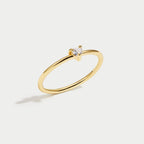 Love - Crystal Heart Ring