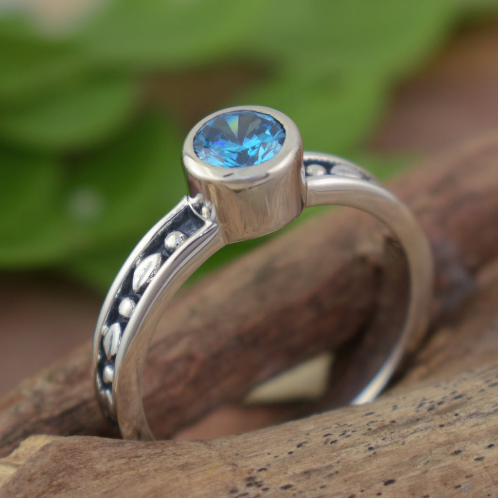 Sparkling Blue Ring
