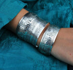 Silver Boho Cuff Bracelet