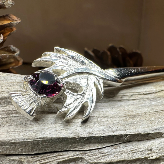 Aura Celtic Thistle Kilt Pin