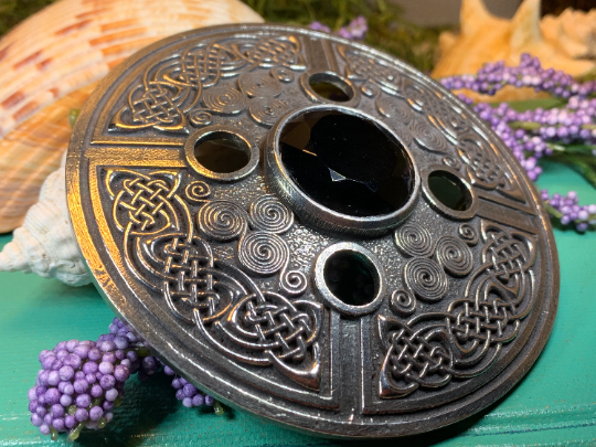 Royal Celtic Spiral Brooch