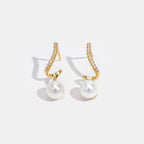 Tam Pearl Wave Earrings