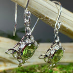 Annalise Gemstone Trinity Knot Earrings