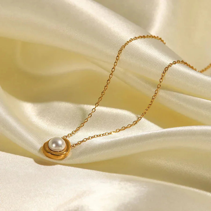 Golden Pearl Ocean Chain