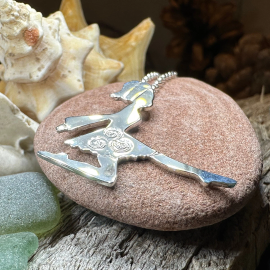Silver Irish Dancer Necklace
