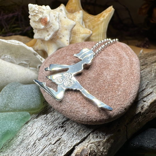 Silver Irish Dancer Necklace