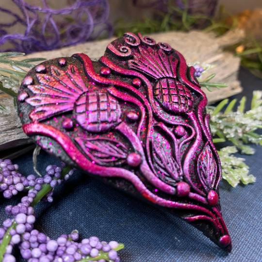 Double Thistle Love Brooch