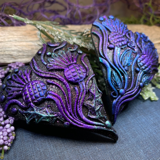 Double Thistle Love Brooch