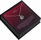 Lovable Sister Personalised Gift With Silver Plated Pendant Necklace