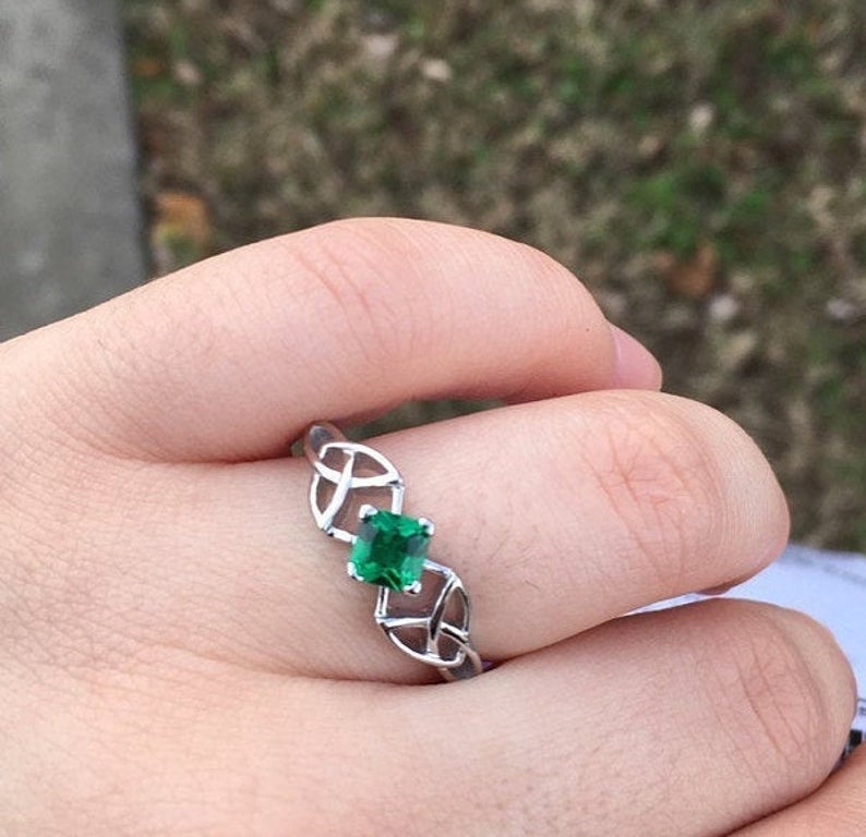 Sylvia Trinity Knot Ring