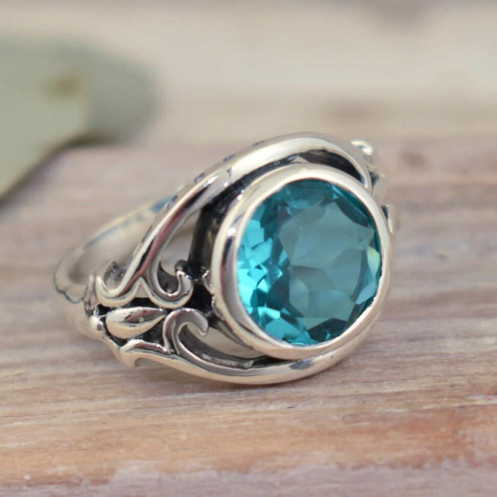 Tropical Teal Ring