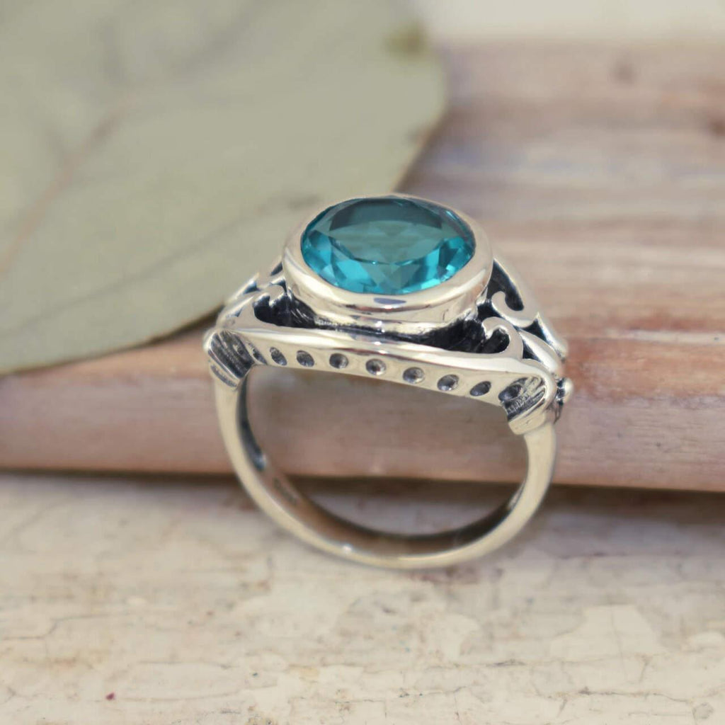 Tropical Teal Ring