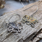 Welsh Dragon Earrings