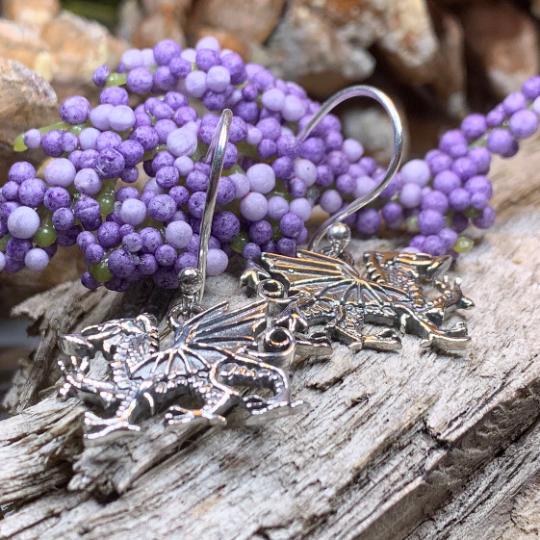 Welsh Dragon Earrings