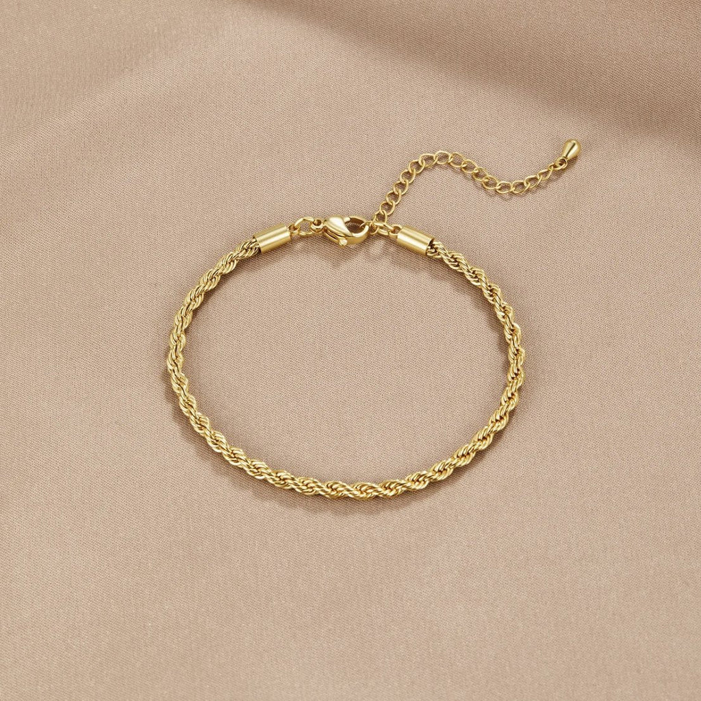 Twisted Chic Gold Bracelet
