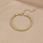 Twisted Chic Gold Bracelet
