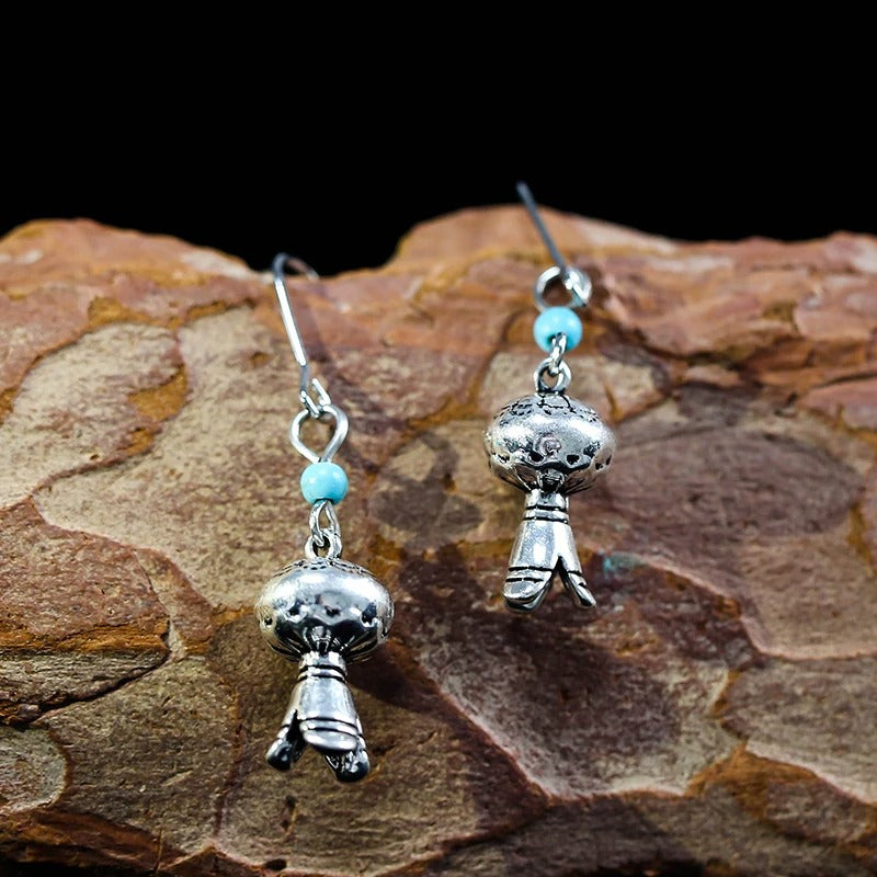 Antique Silver Dangle Earrings