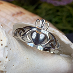 Irish Claddagh Trinity Knot Ring