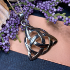 Emaline Celtic Knot Necklace