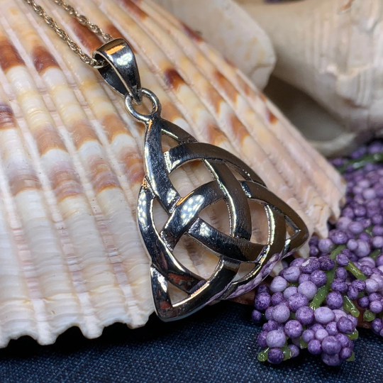 Emaline Celtic Knot Necklace