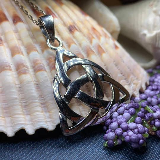 Emaline Celtic Knot Necklace