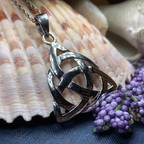 Emaline Celtic Knot Necklace