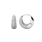 Jules Mini Hoops | White Gold