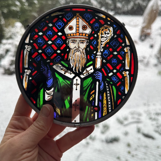 Dublin Cathedral Saint Patrick Stained Glass Gift