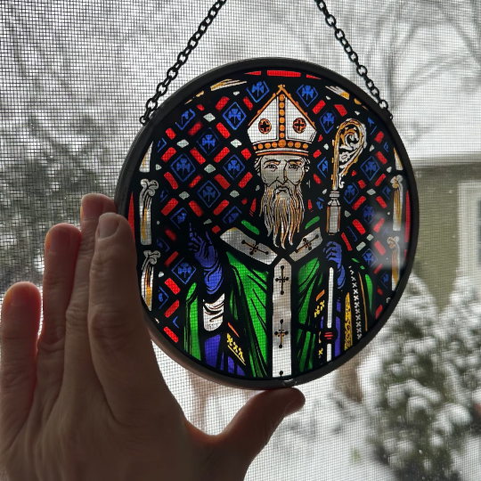 Dublin Cathedral Saint Patrick Stained Glass Gift