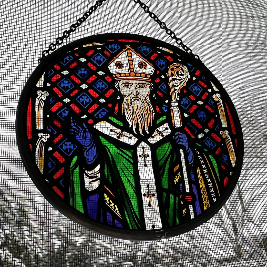 Dublin Cathedral Saint Patrick Stained Glass Gift