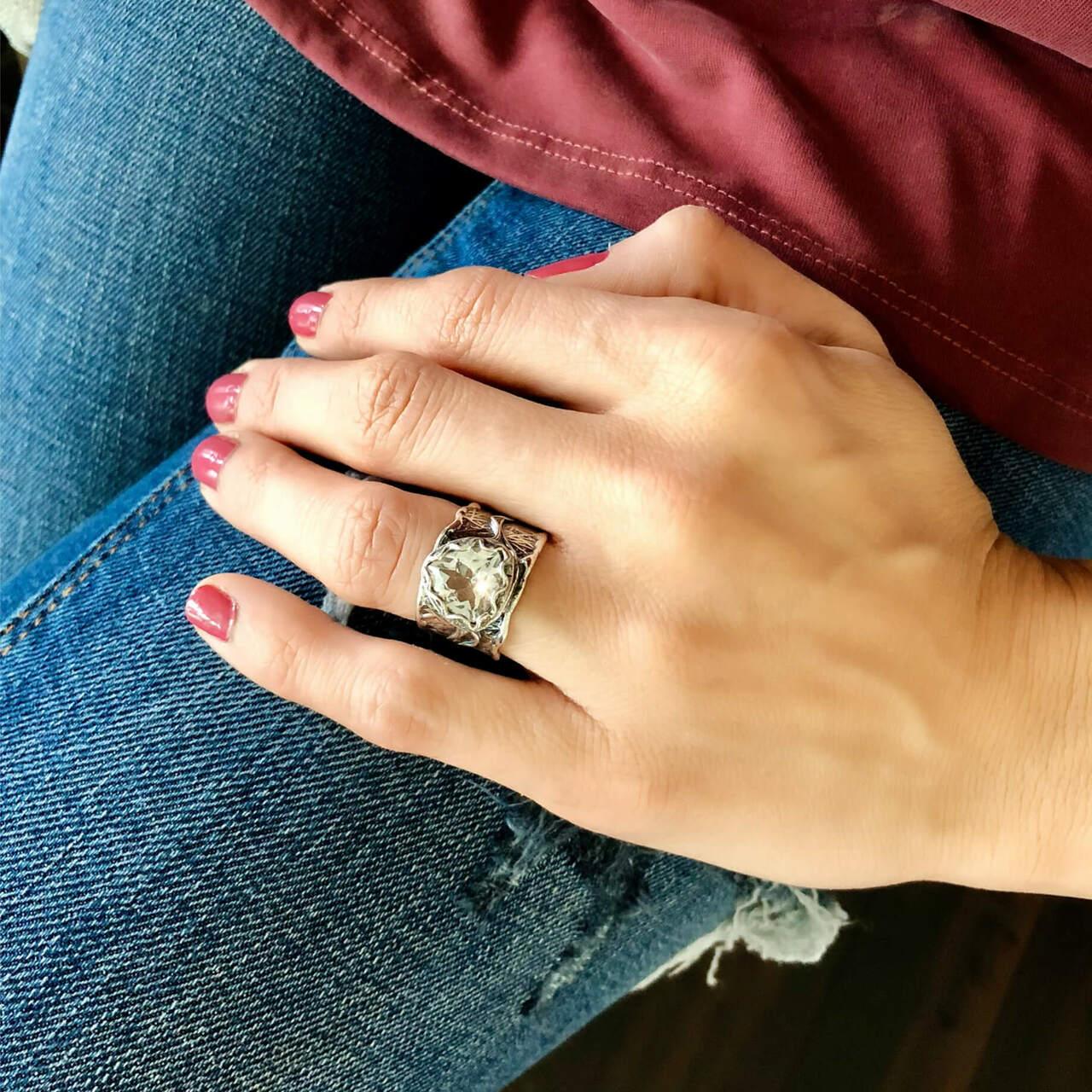 She's a Natural Ring - White Topaz