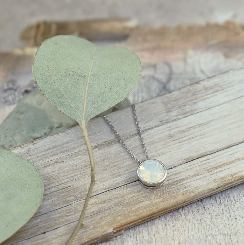 White Opal Necklace