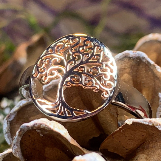 Rose Tree of Life Ring