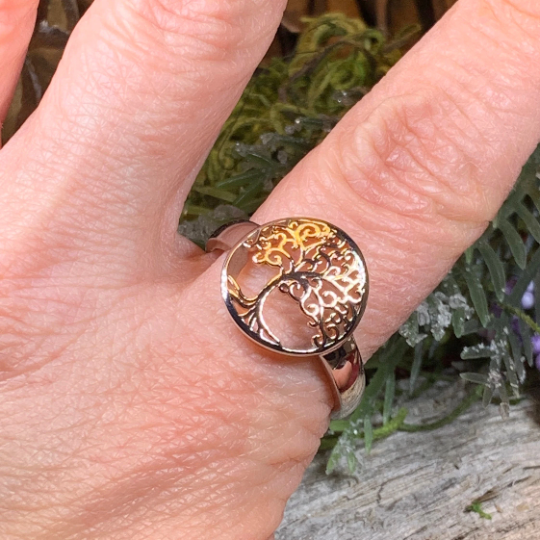 Rose Tree of Life Ring