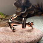 Rose Gold Hope Anchor Ring