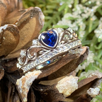 Princess of Wales Sapphire Crown Ring