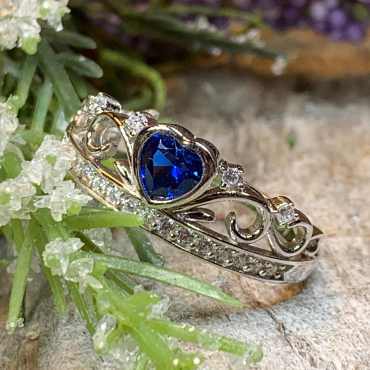 Princess of Wales Sapphire Crown Ring