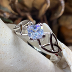 Sylvia Trinity Knot Ring