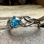 Sylvia Trinity Knot Ring