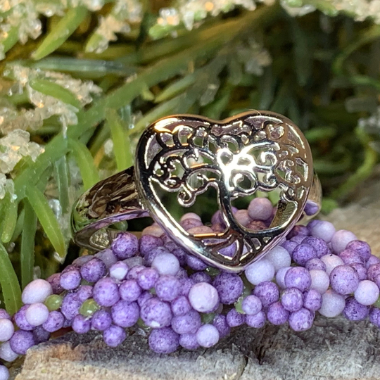 Heart Tree of Life Ring